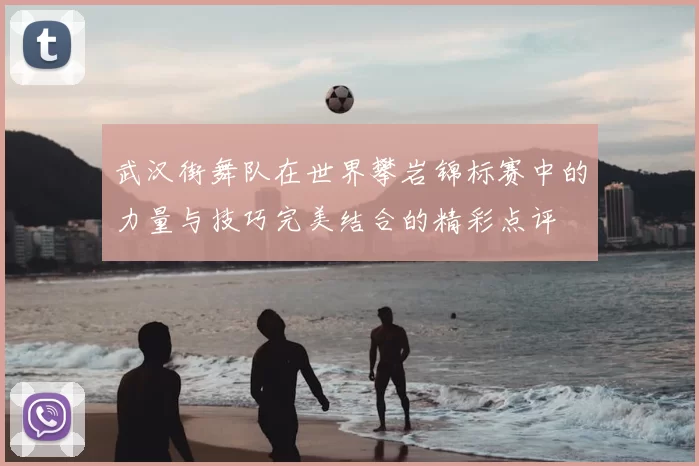 武汉街舞队在世界攀岩锦标赛中的力量与技巧完美结合的精彩点评