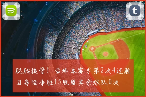 脱胎换骨！黄蜂本赛季第2次4连胜且每场净胜15联盟其余球队0次