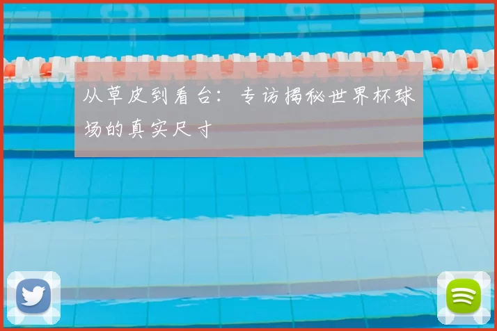 从草皮到看台：专访揭秘世界杯球场的真实尺寸