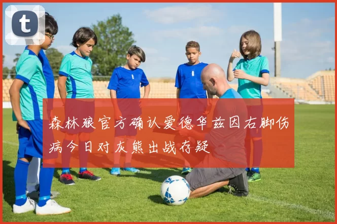 森林狼官方确认爱德华兹因右脚伤病今日对灰熊出战存疑