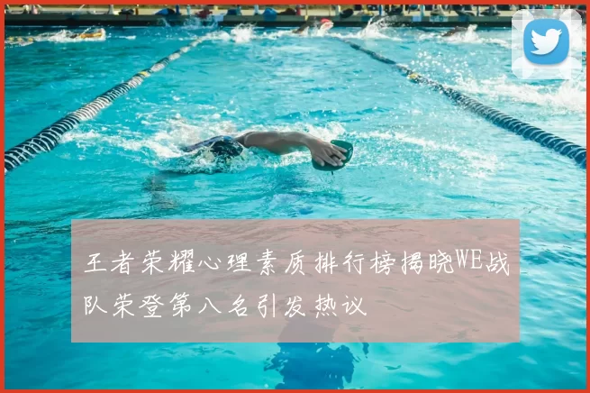 王者荣耀心理素质排行榜揭晓WE战队荣登第八名引发热议