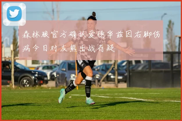 森林狼官方确认爱德华兹因右脚伤病今日对灰熊出战存疑